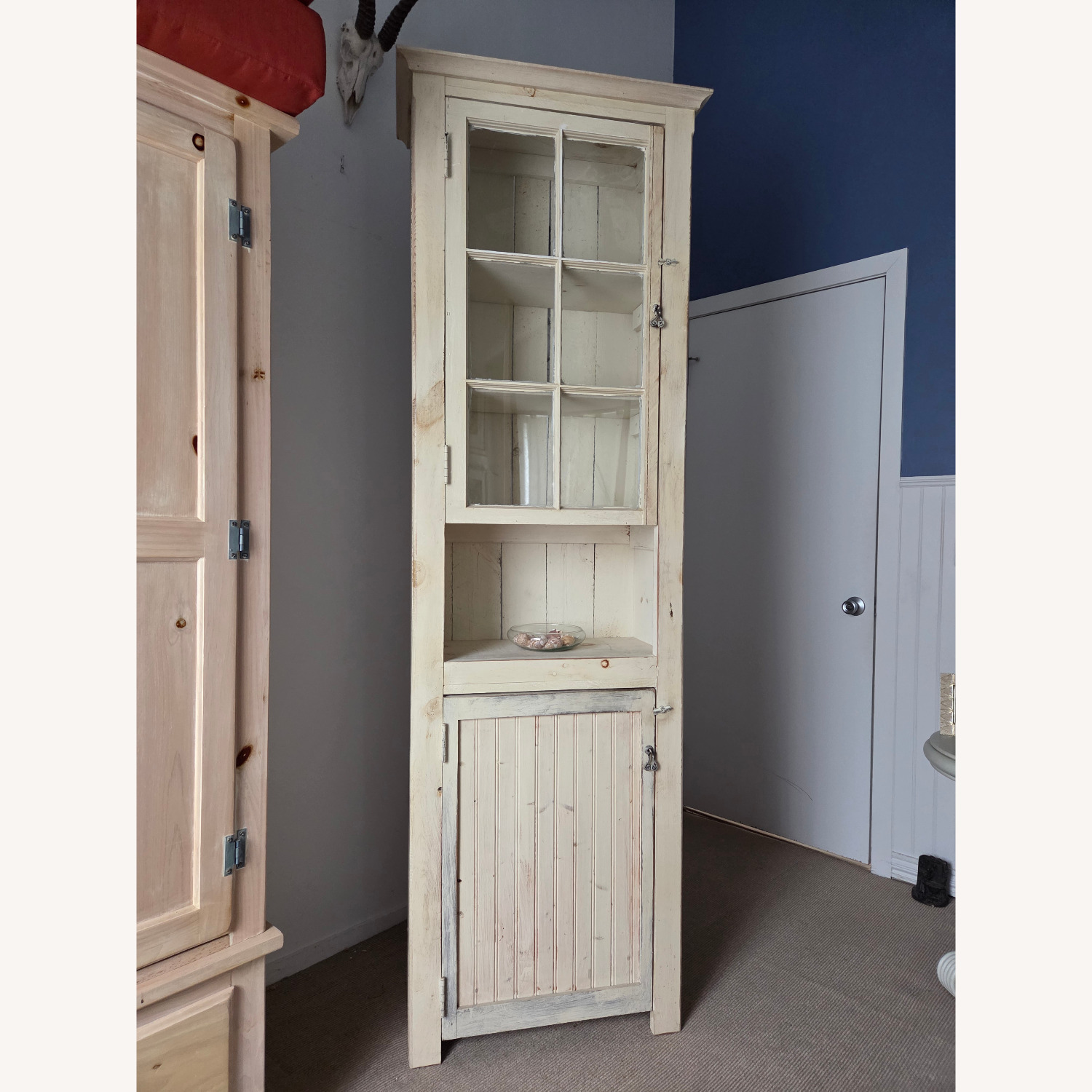 Natural Wood Cabinet - image-7
