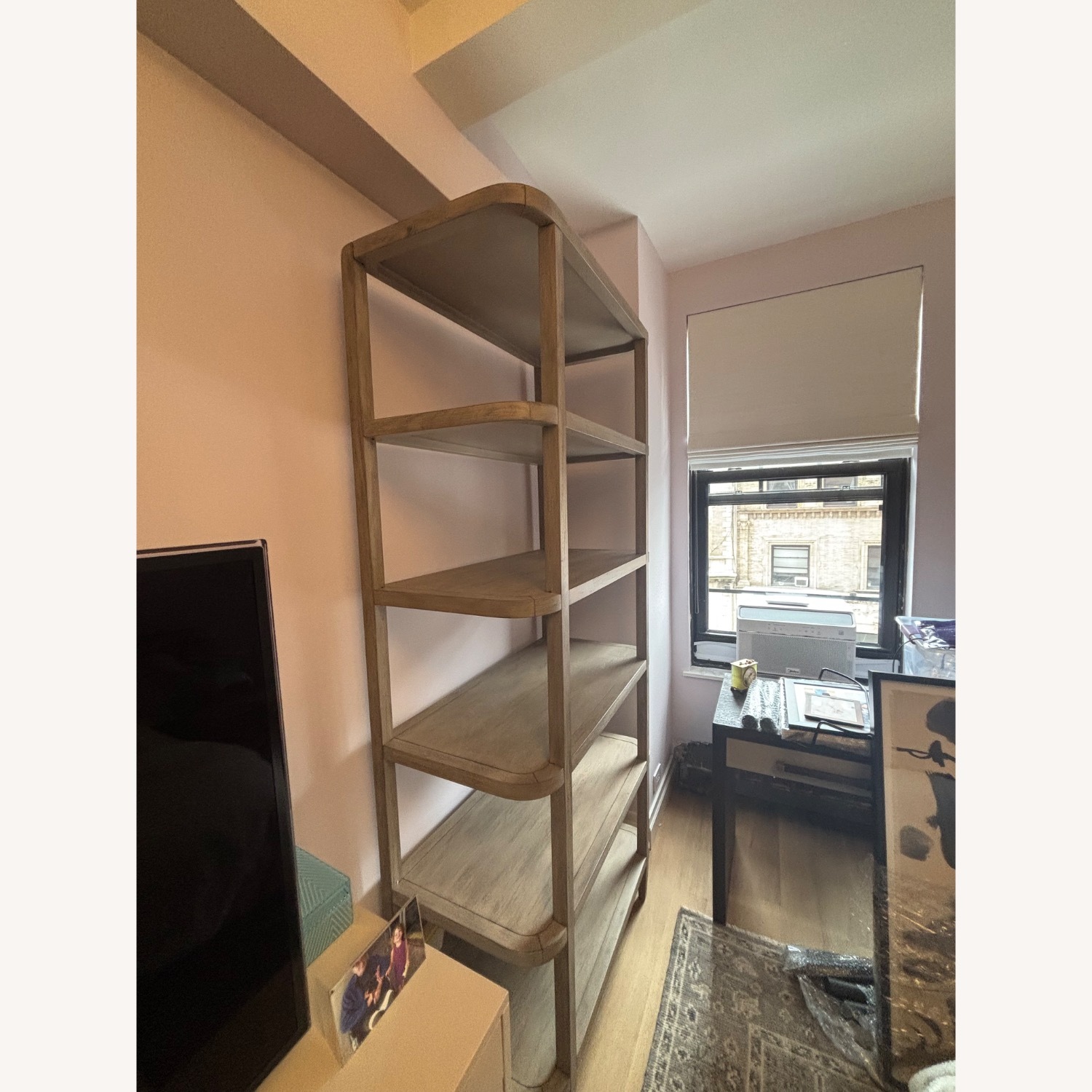 McGee and Co Orion Light Gray Bookcase - image-2