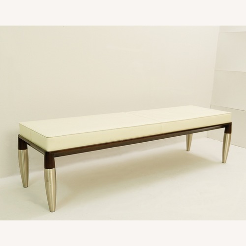 Used Giorgetti Roi Leather Bench for sale on AptDeco