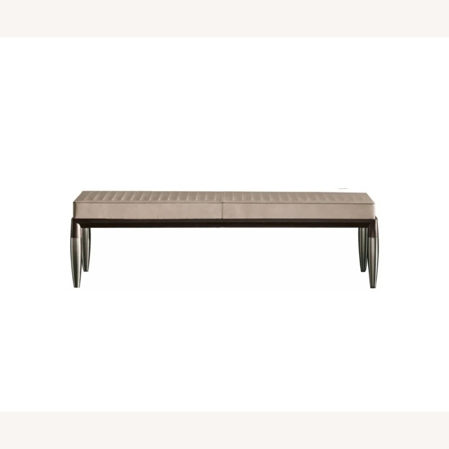 Giorgetti Roi Leather Bench - image-0