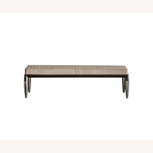 Used Giorgetti Roi Leather Bench for sale on AptDeco