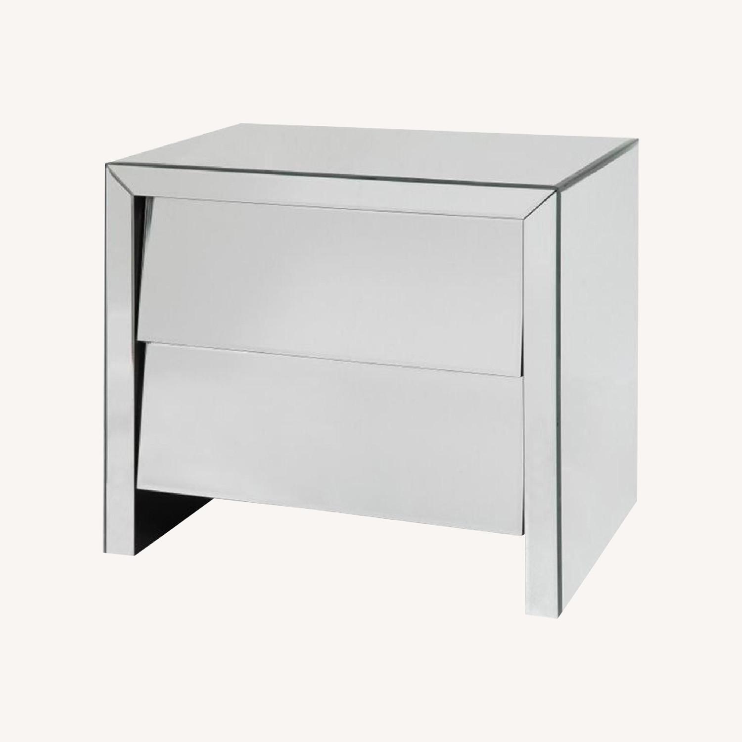 Modani Glass Nightstand - image-0