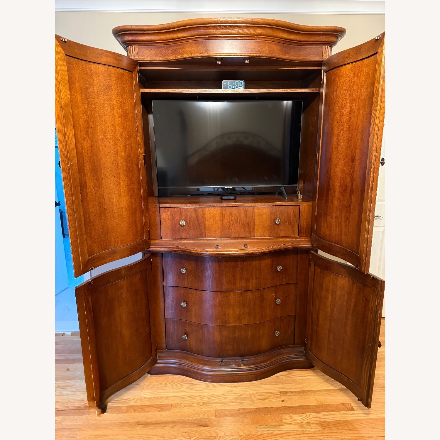 Stanley Furniture Sophia Collection Wood Armoire - image-1