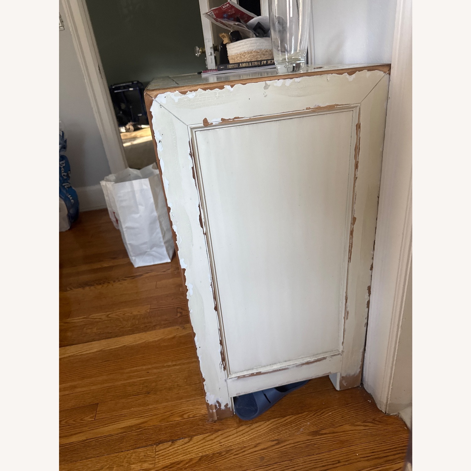 White Distress Dresser - image-1