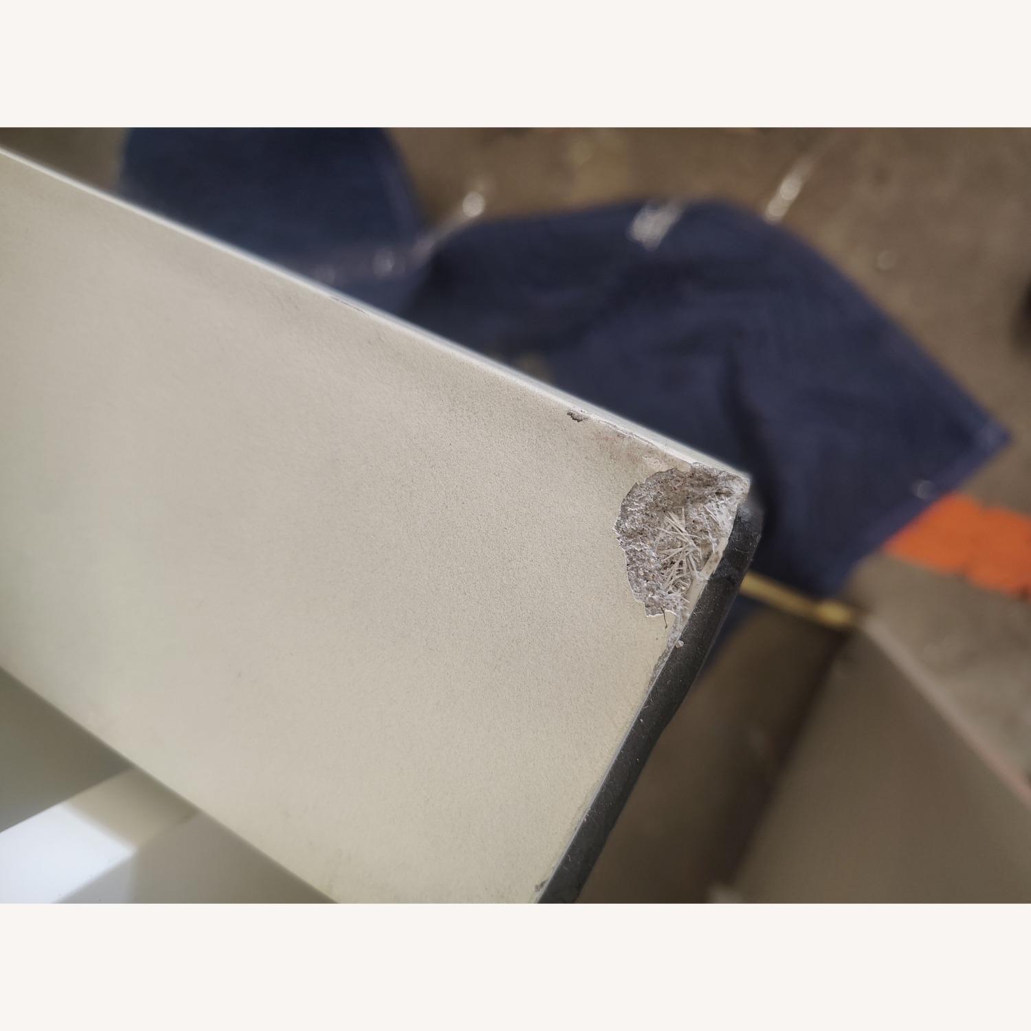 West Elm White Stone Coffee Table - image-6