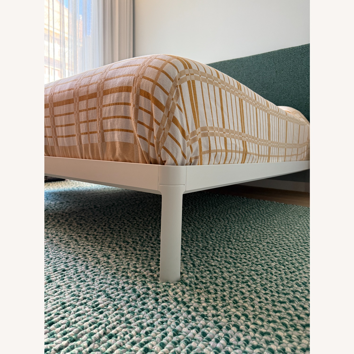 Design Within Reach Min White Metal Queen Bed  - image-4