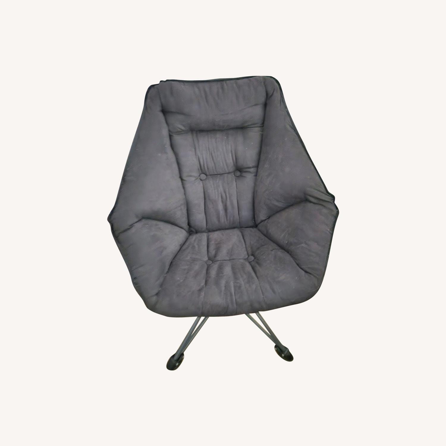 Cozy Black Swivel Living Room/ Office Chair - image-0
