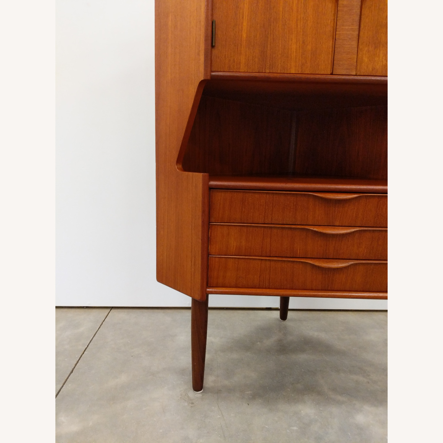 Vintage Danish Modern Gunni Omann Corner Cabinet - image-6