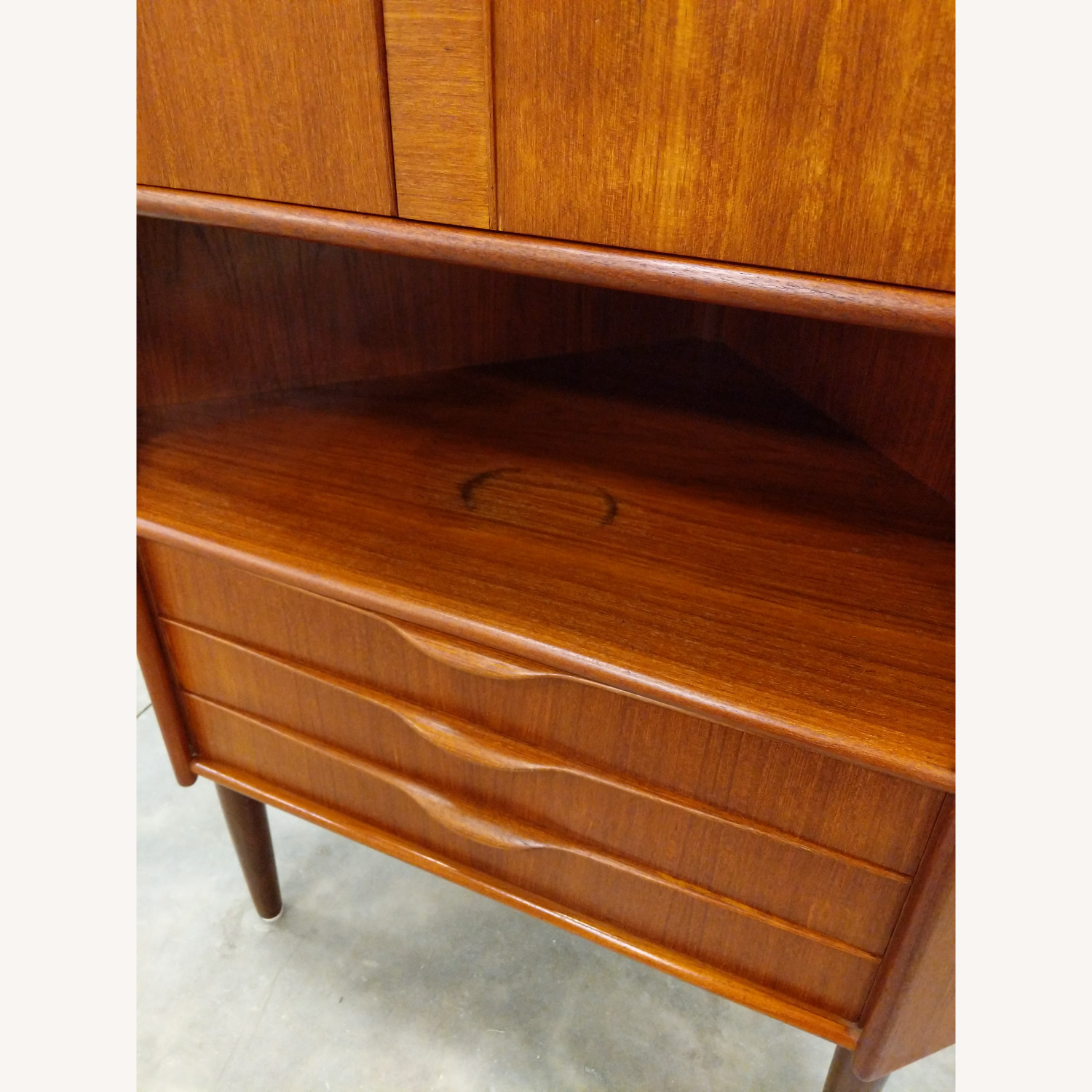 Vintage Danish Modern Gunni Omann Corner Cabinet - image-10