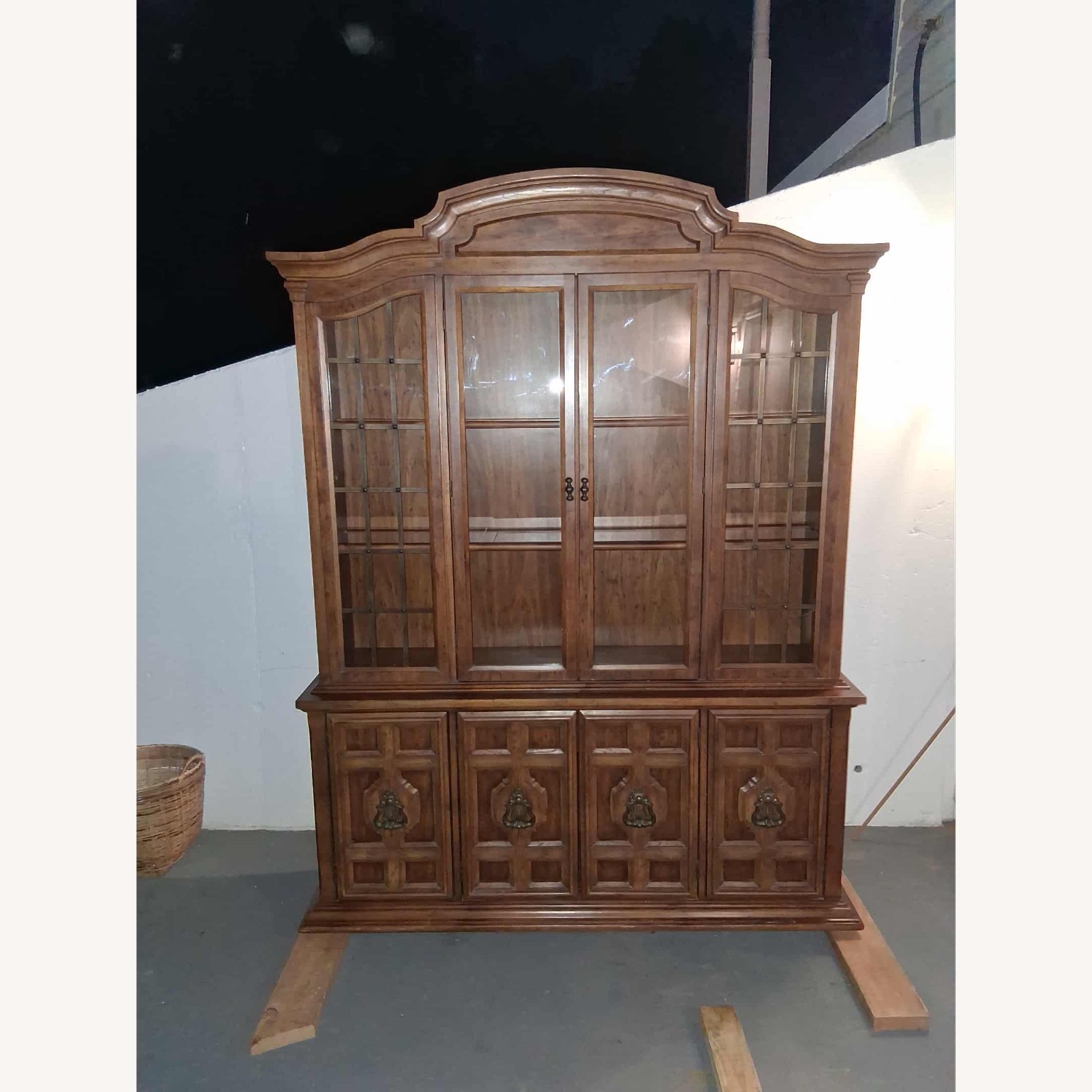 Bernhardt 2-Piece Lighted Display Cabinet / Hutch - image-5