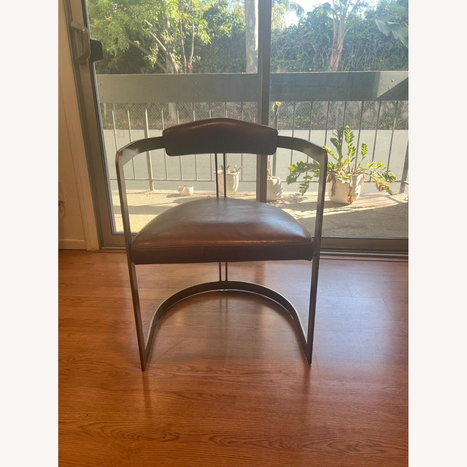 Coleman Furniture Downie Brown Leather Accent Chair - image-6