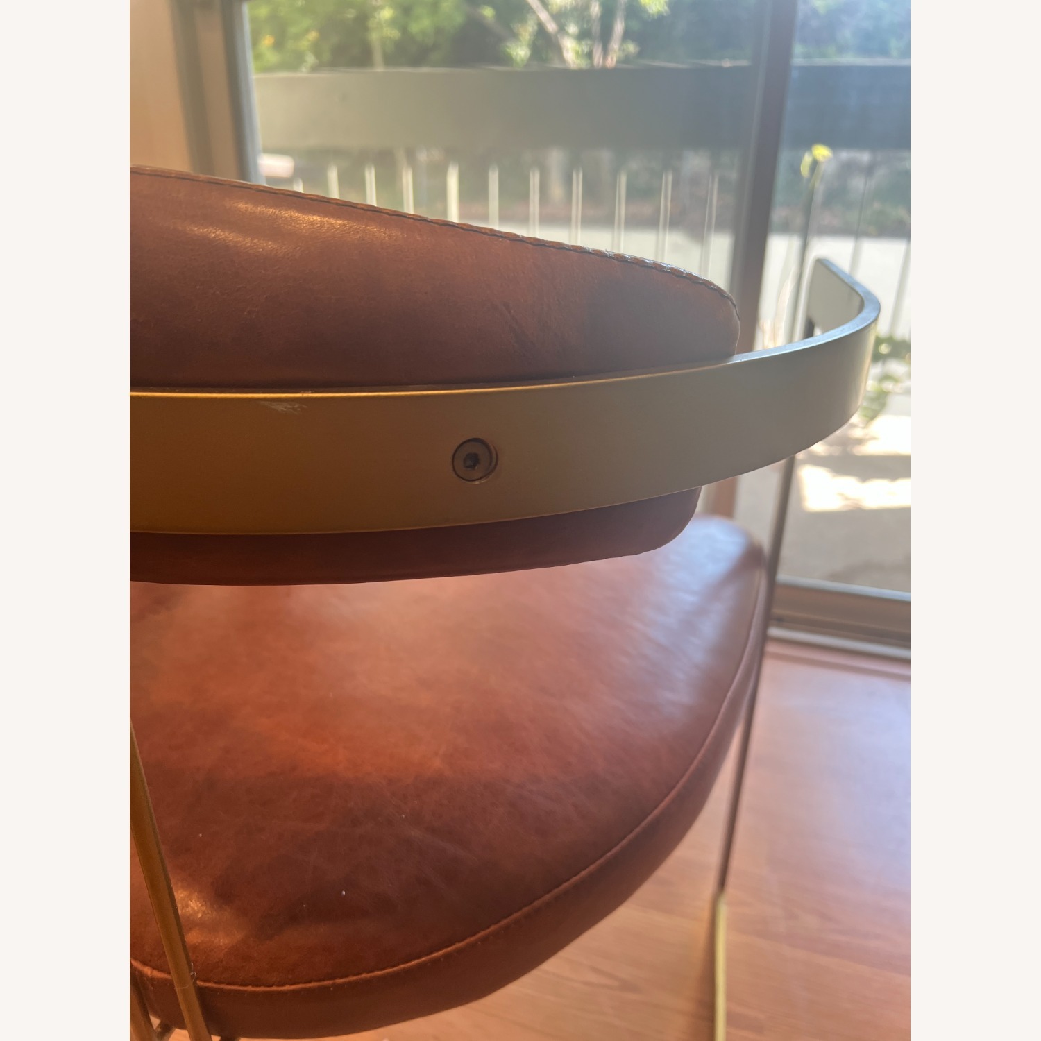 Coleman Furniture Downie Brown Leather Accent Chair - image-7