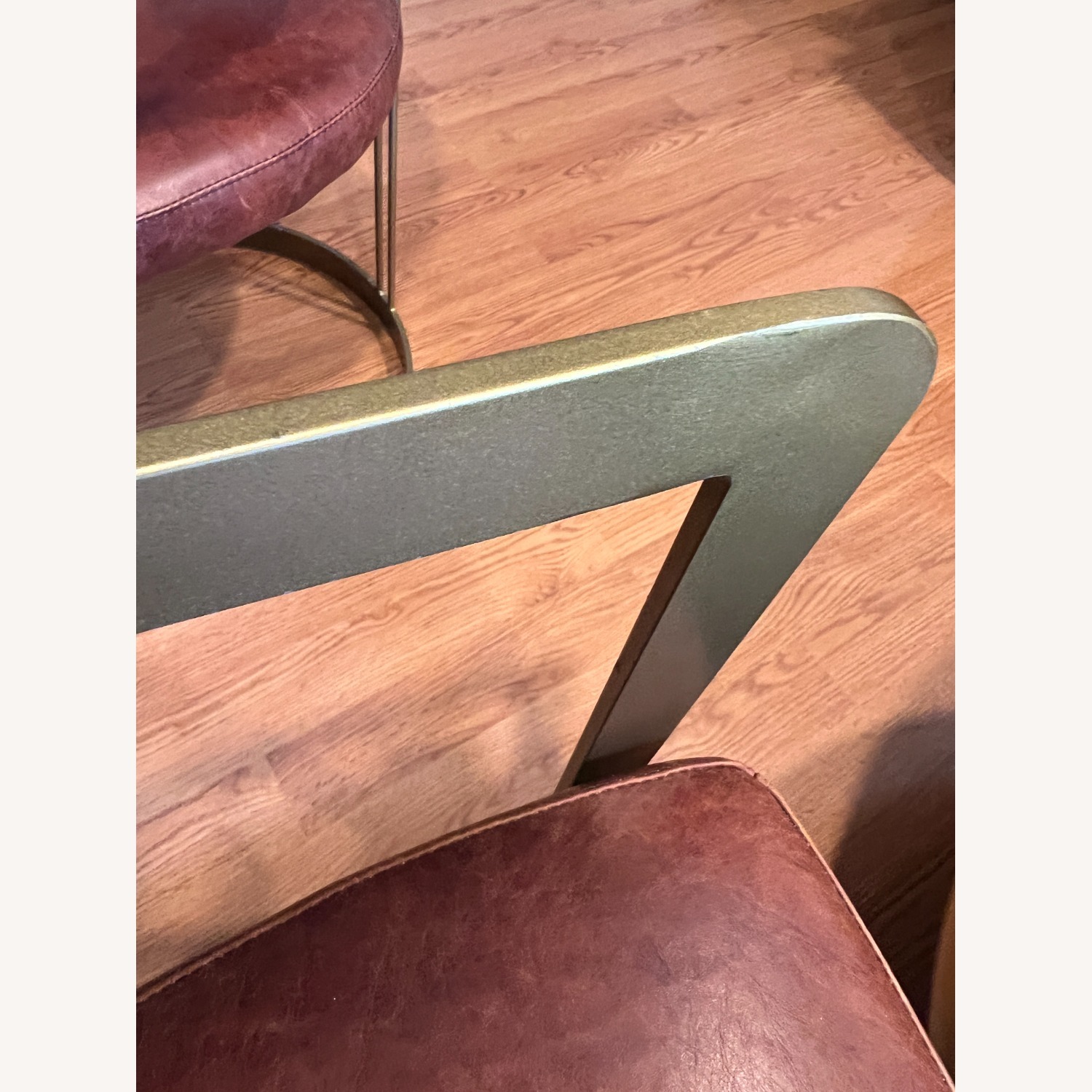 Coleman Furniture Downie Brown Leather Accent Chair - image-9