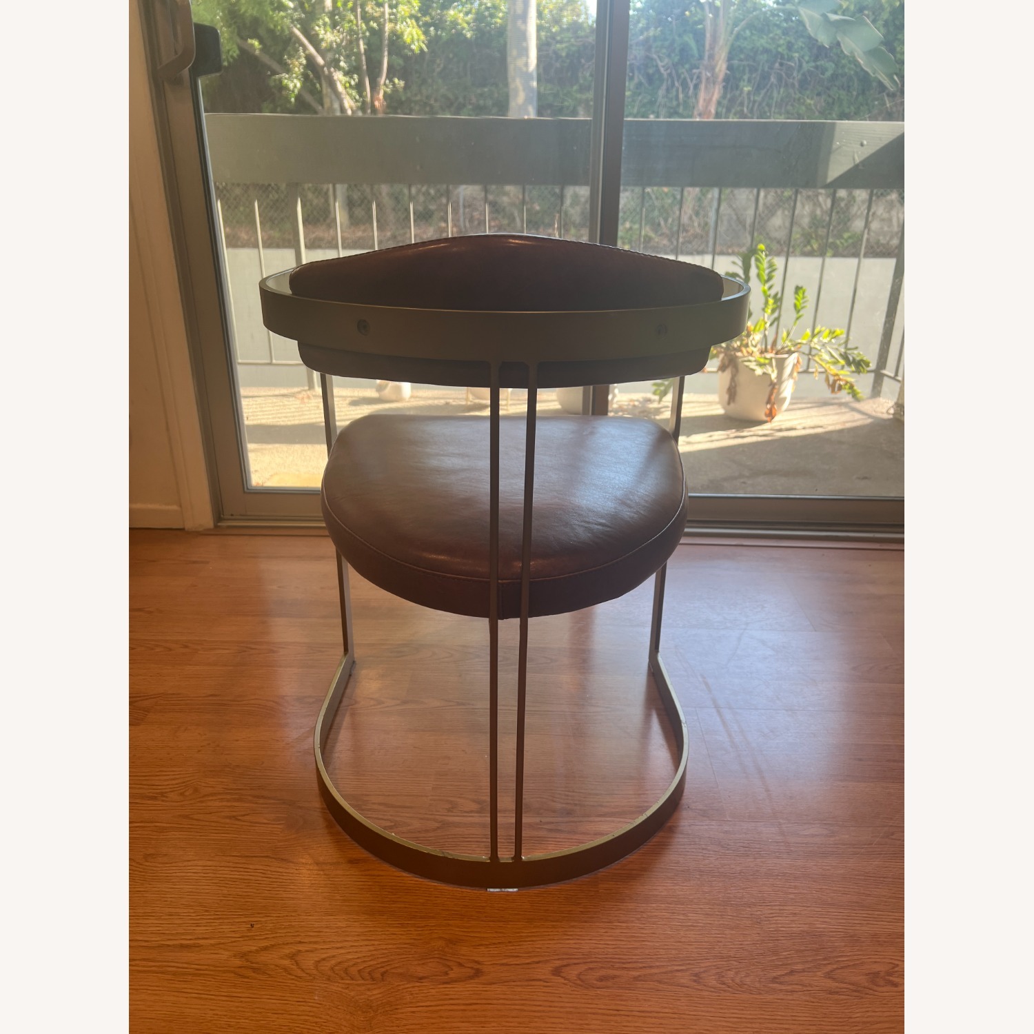 Coleman Furniture Downie Brown Leather Accent Chair - image-3