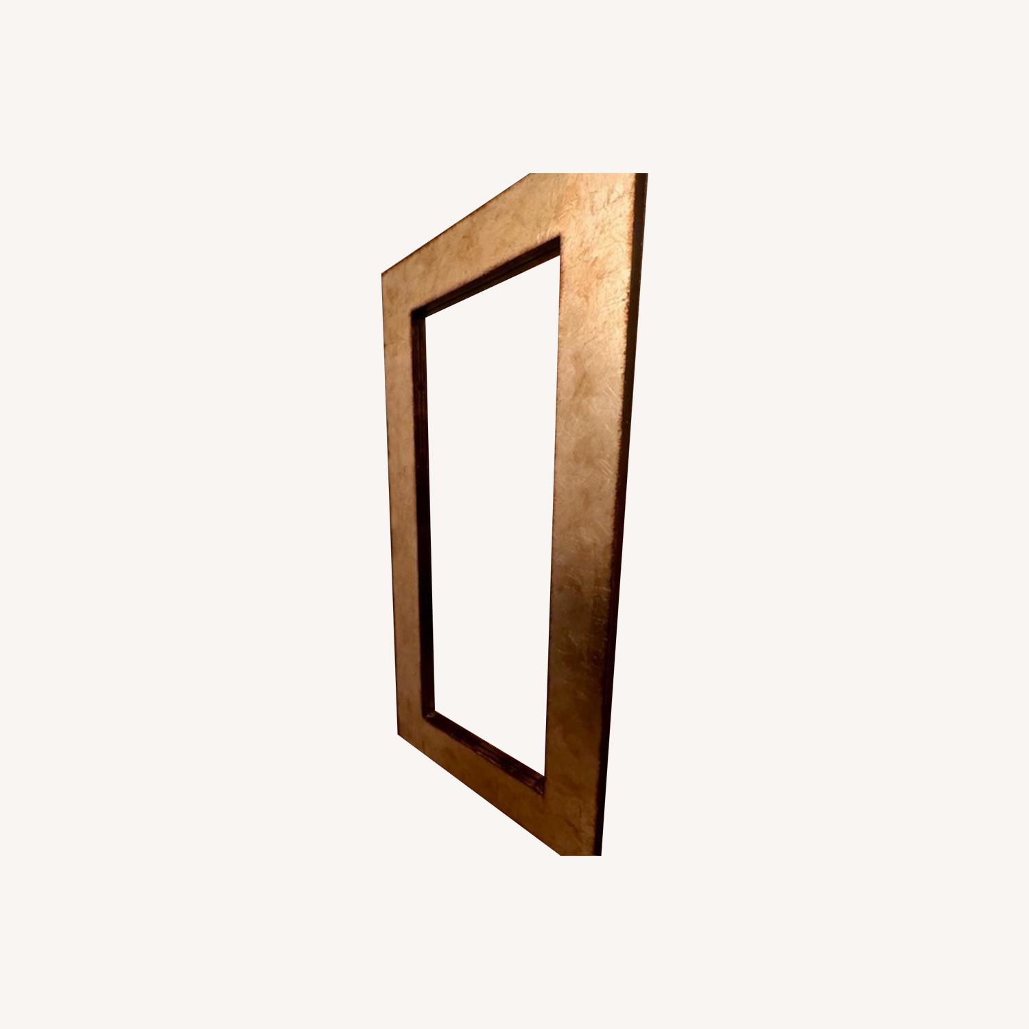 Pier 1 Imports Gold Wood Floor Mirror - image-0