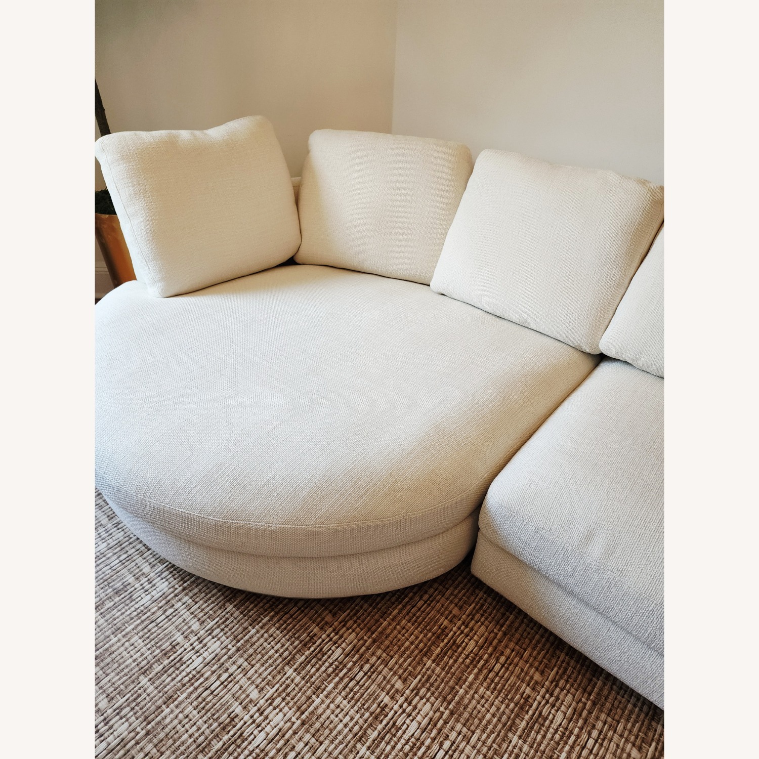 Castlery Hamilton Round Chaise Sectional Sofa - image-3
