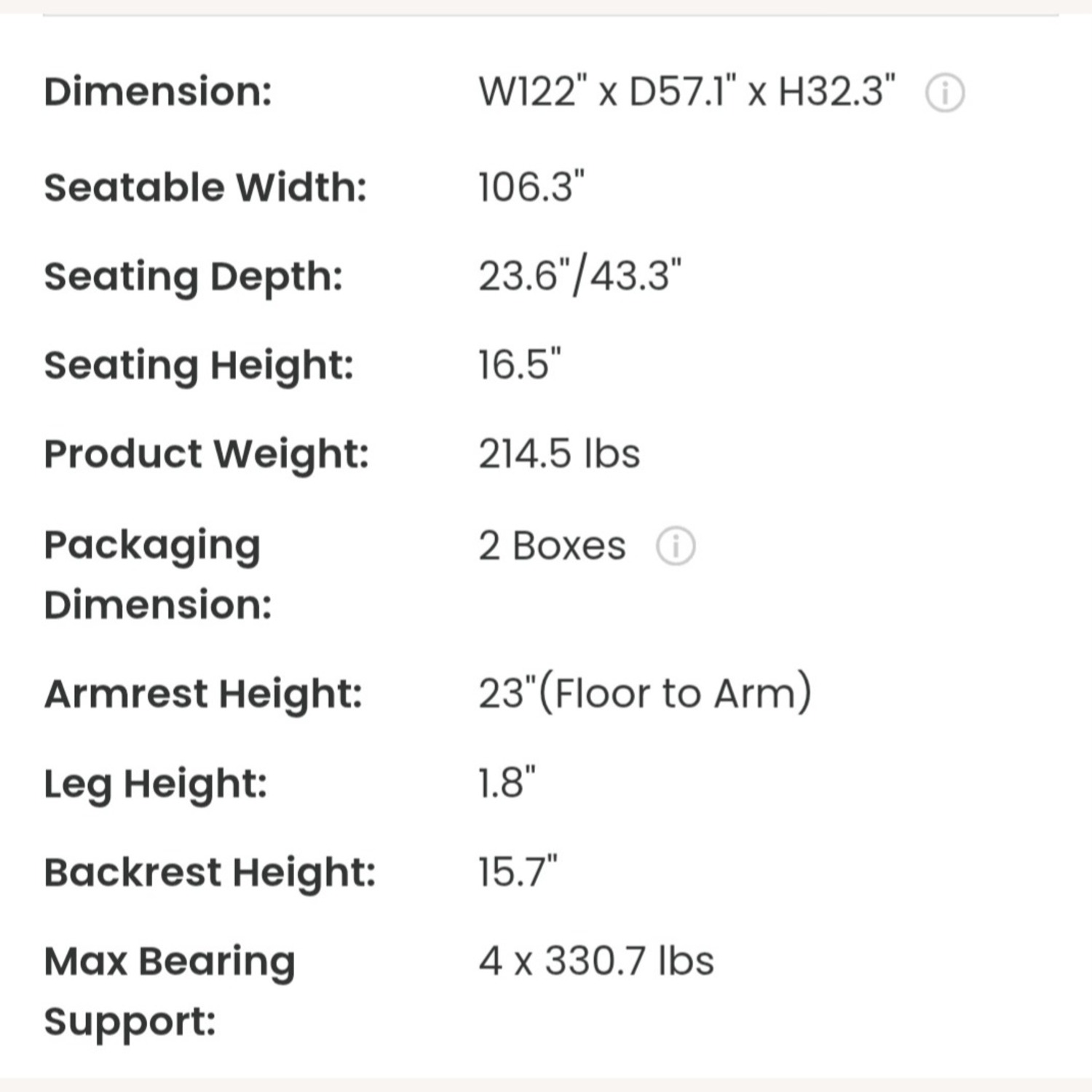 Castlery Hamilton Round Chaise Sectional Sofa - image-9