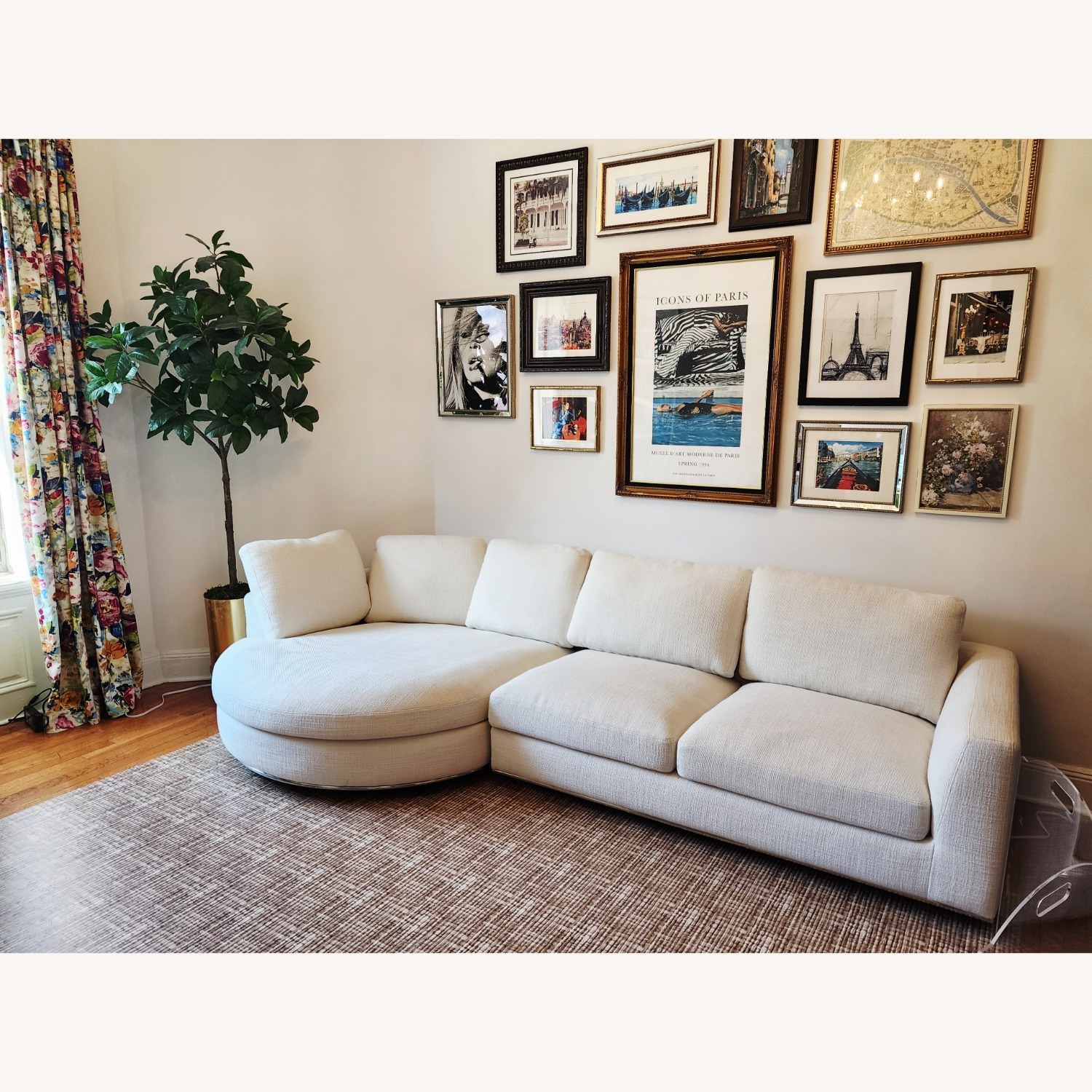 Castlery Hamilton Round Chaise Sectional Sofa - image-1