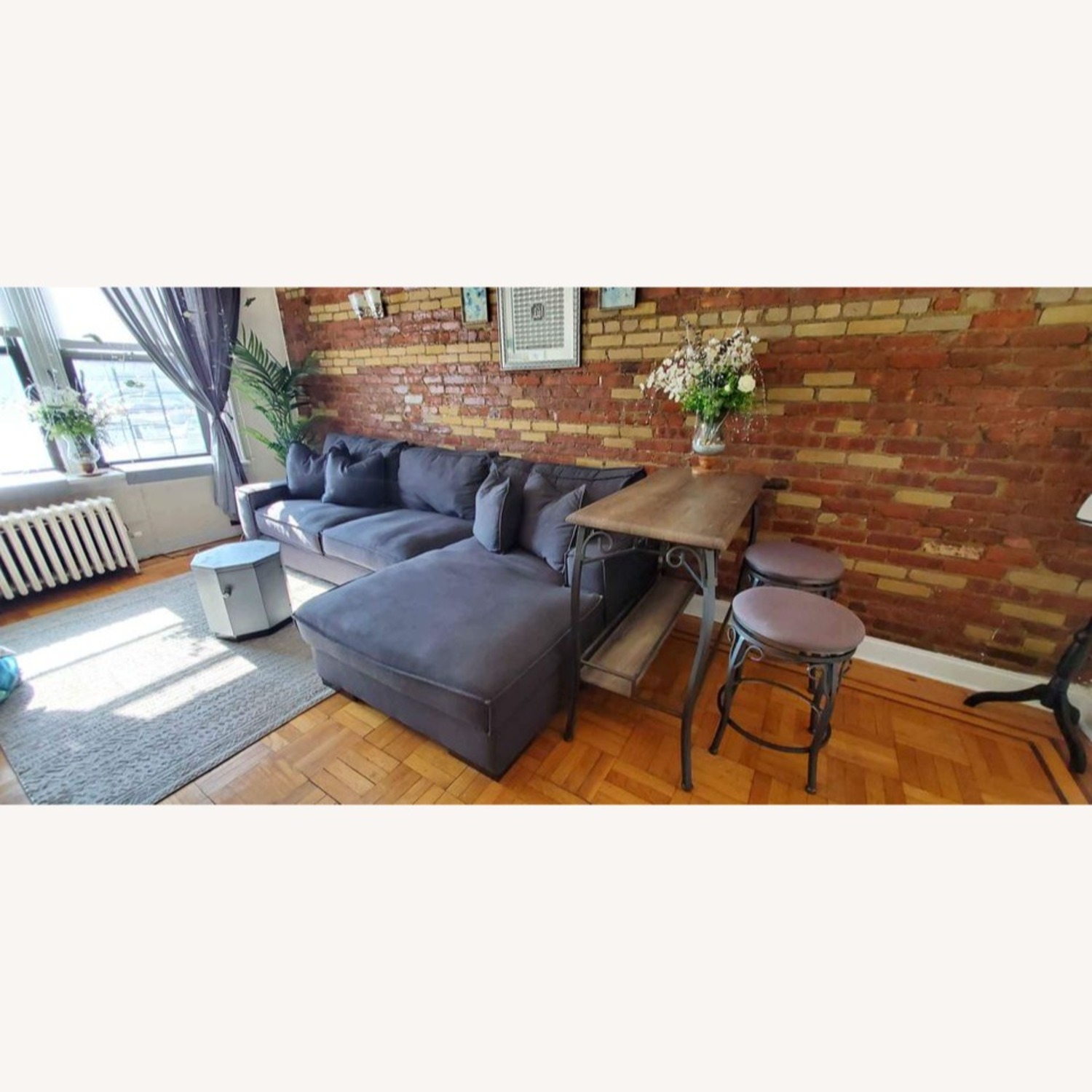 Ashley Furniture Dark Gray 2 Piece Sectional - image-4