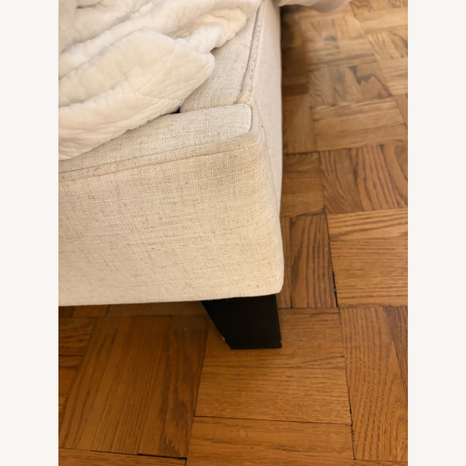 Raymour & Flanigan Natural Fabric Full Bed - image-3