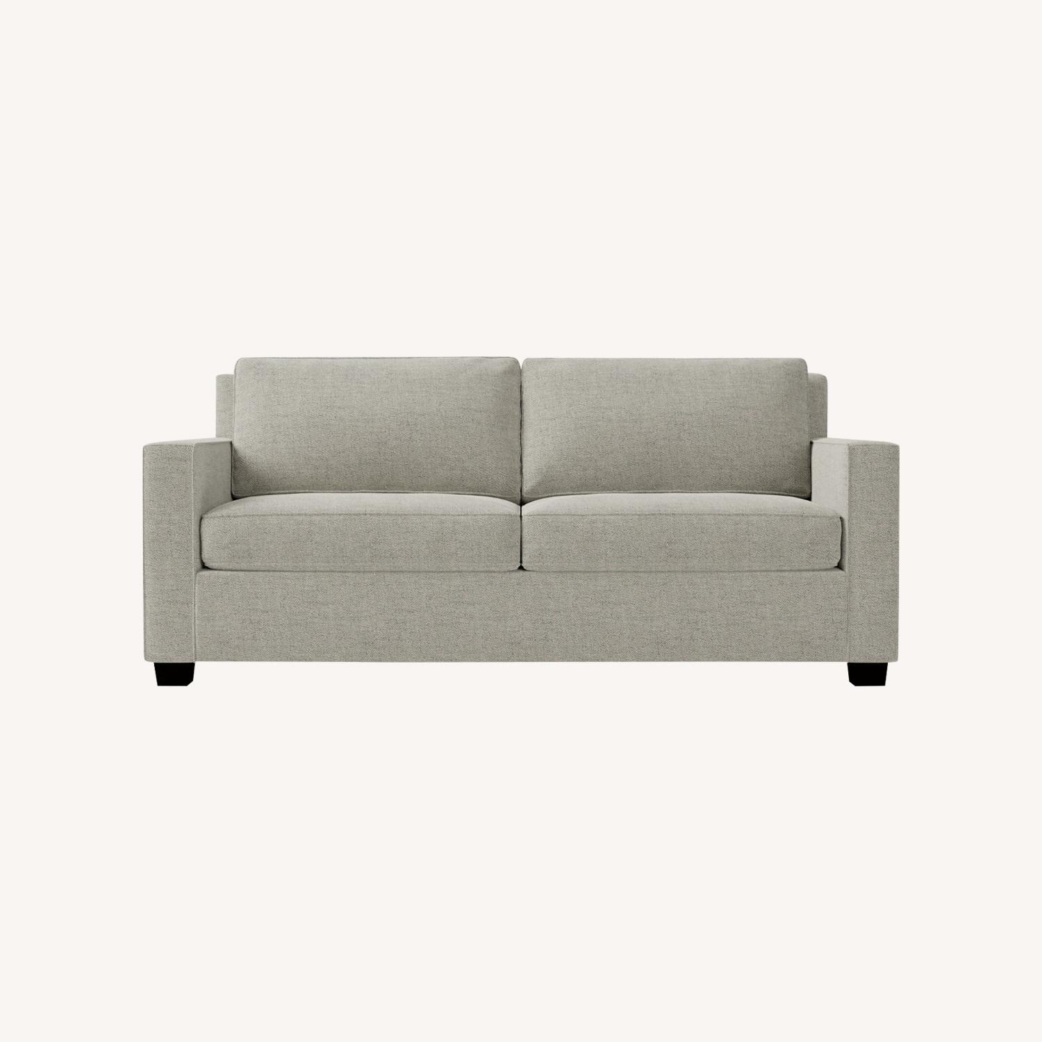 West Elm Henry Deluxe Sleeper Sofa in Gravel Twill - image-0