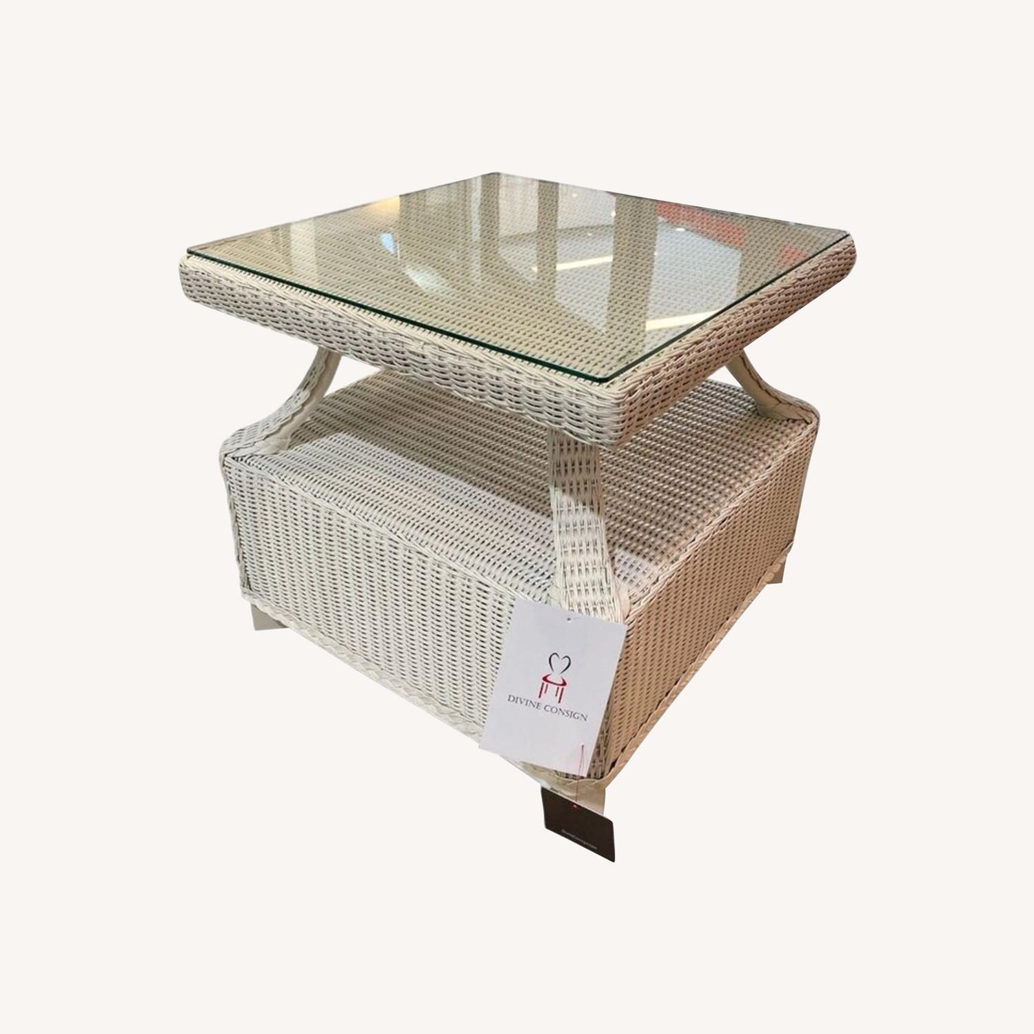 Lloyd Flanders Hamptons Square End Table - image-0