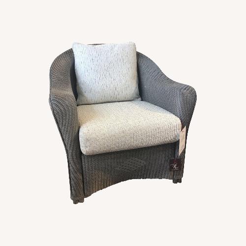 Used Lloyd Flanders Reflections Wicker Lounge Chair for sale on AptDeco