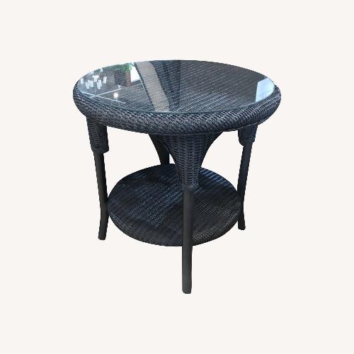 Used Lloyd Flanders Heirloom Round Side Table for sale on AptDeco