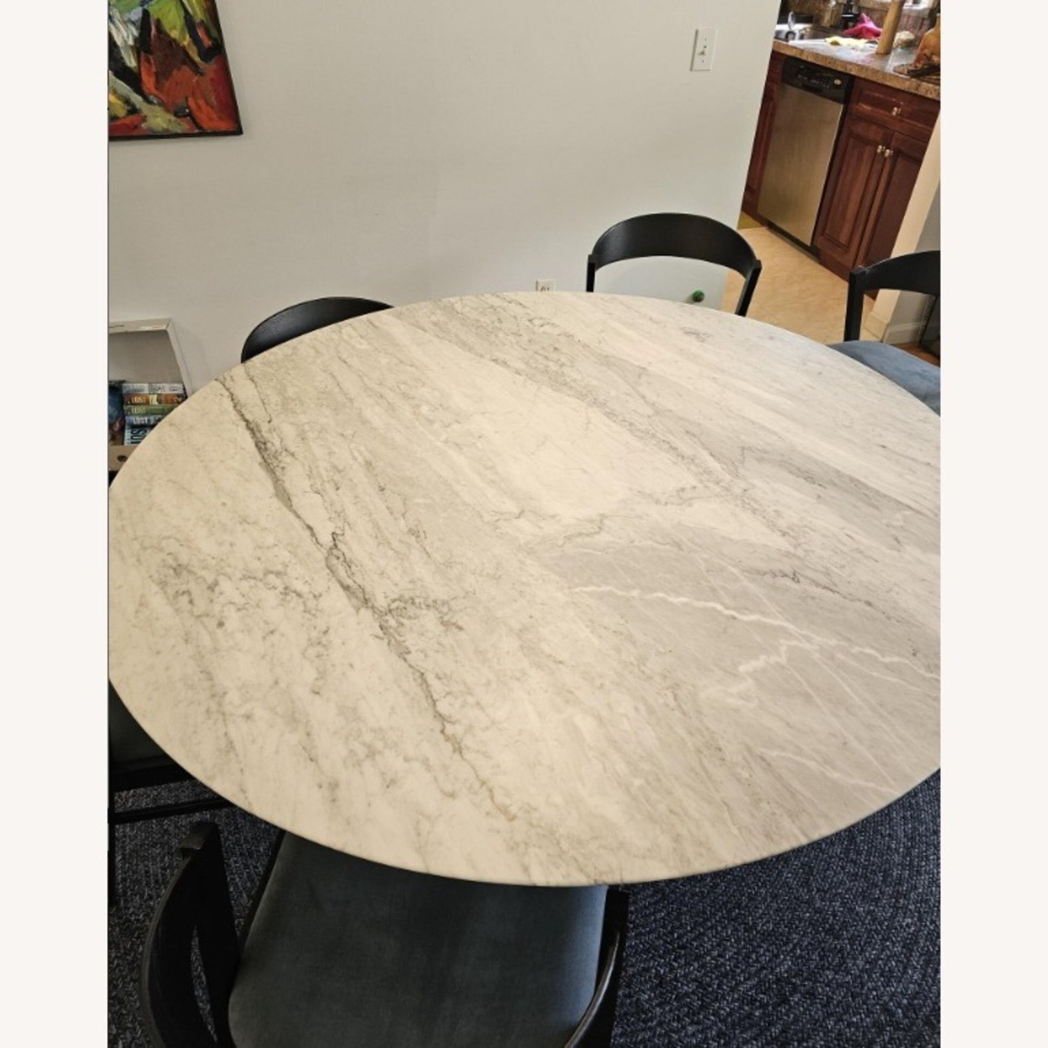 Restoration Hardware Aero Table W RH Anders Chairs - image-1