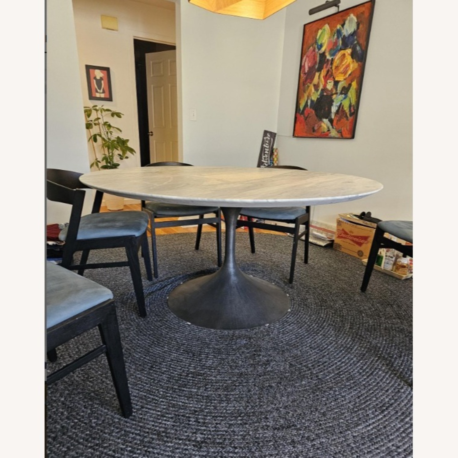 Restoration Hardware Aero Table W RH Anders Chairs - image-2