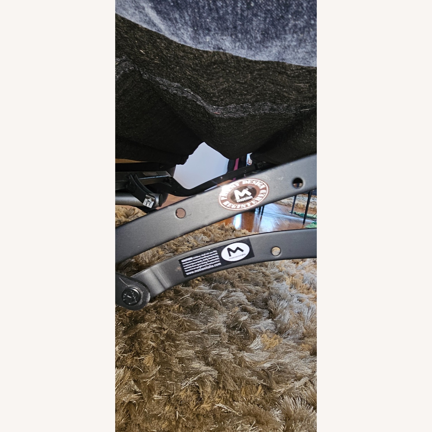 Natuzzi Editions Portento Blue Velvet Sofa 91" - image-8