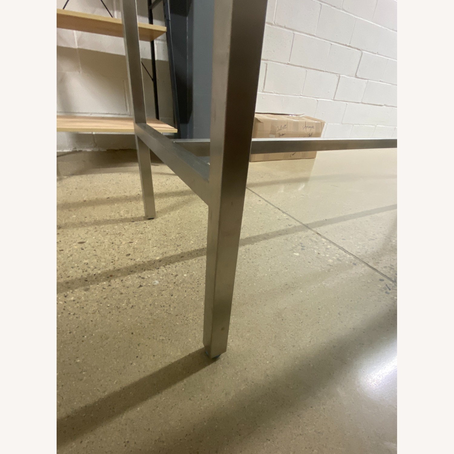 Transparent Glass Dining Table - image-5