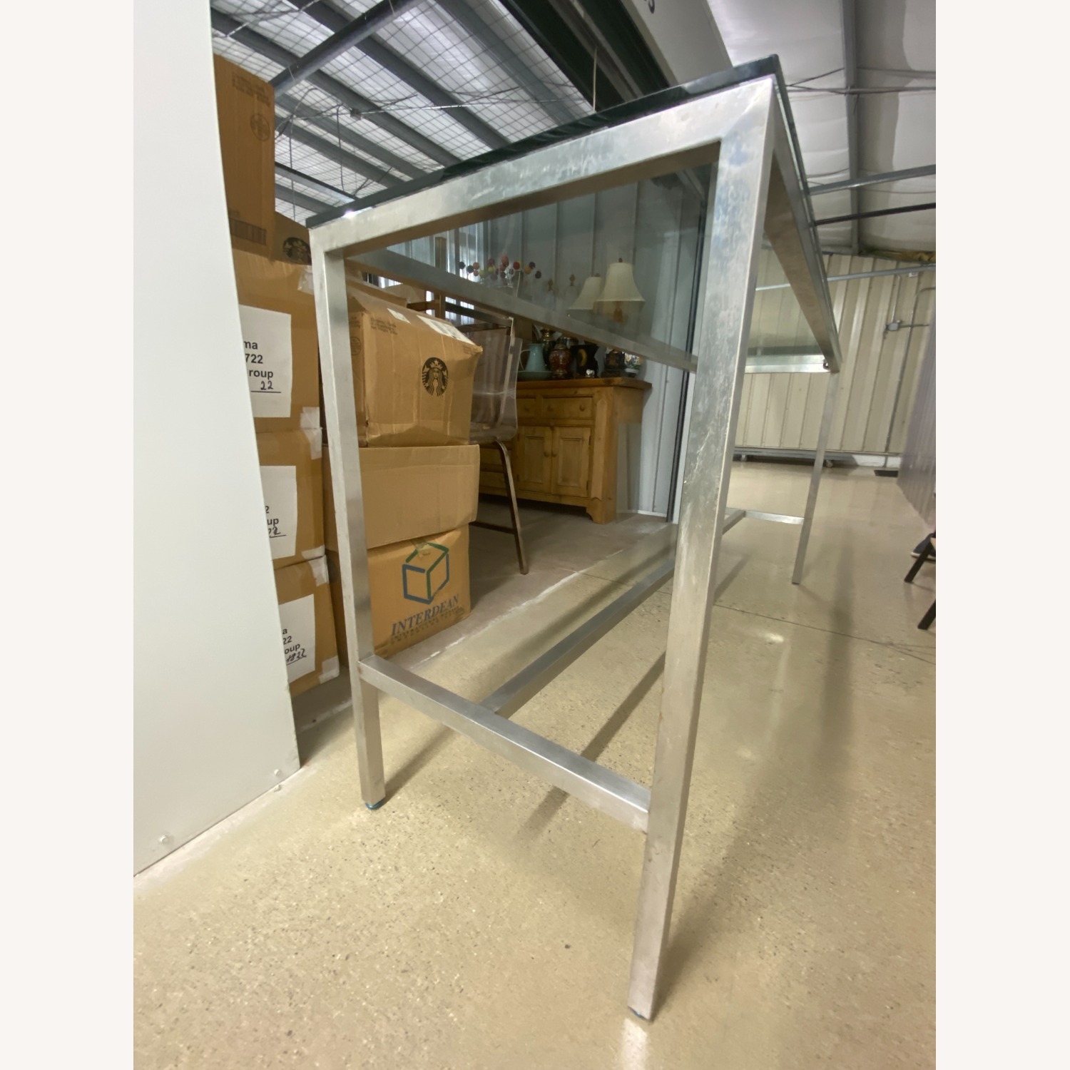 Transparent Glass Dining Table - image-4