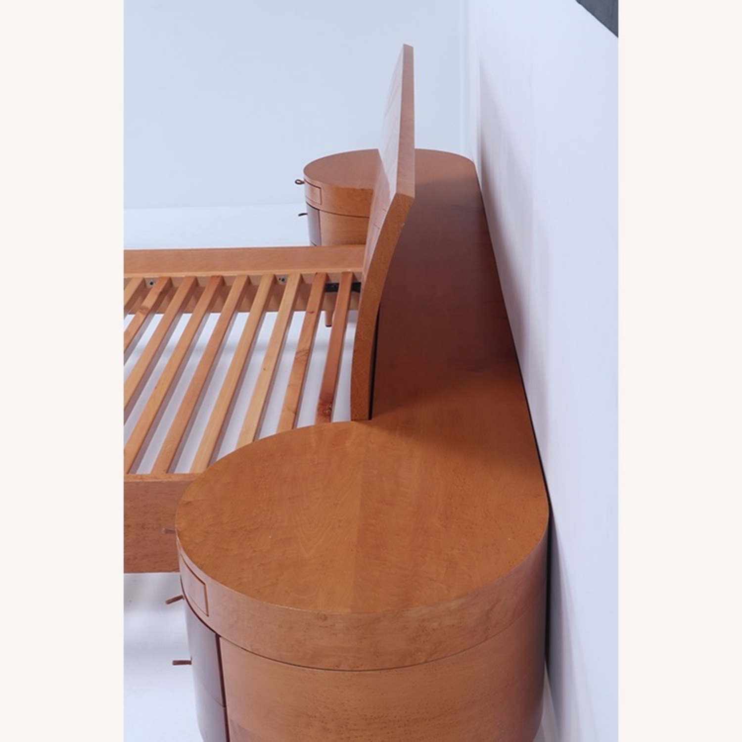 Birdseye Maple Bed + Built in Nightstands - image-2