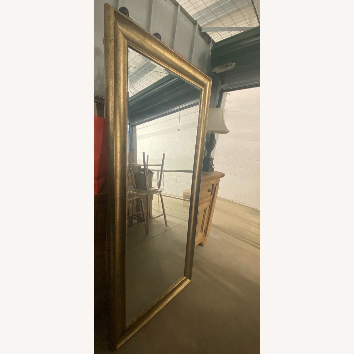 Full Length Antique Gold Mirror - image-5