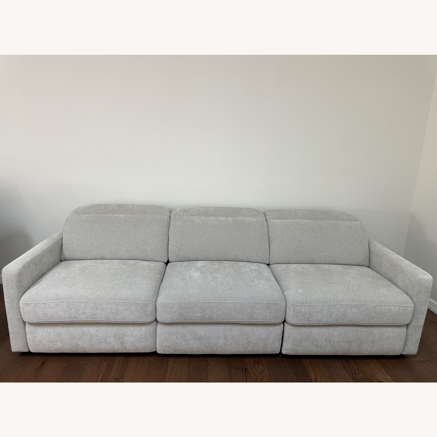 Havertys Nova Light Gray Fabric 3+ Seater Sofa - image-2