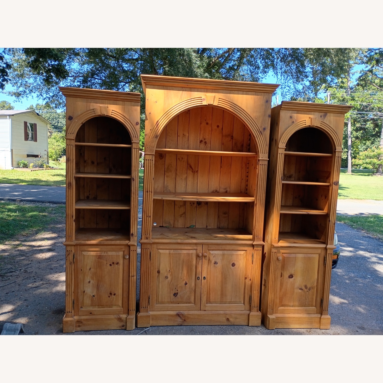 Vintage/Antique Finds Light Gray Media Storage - image-3