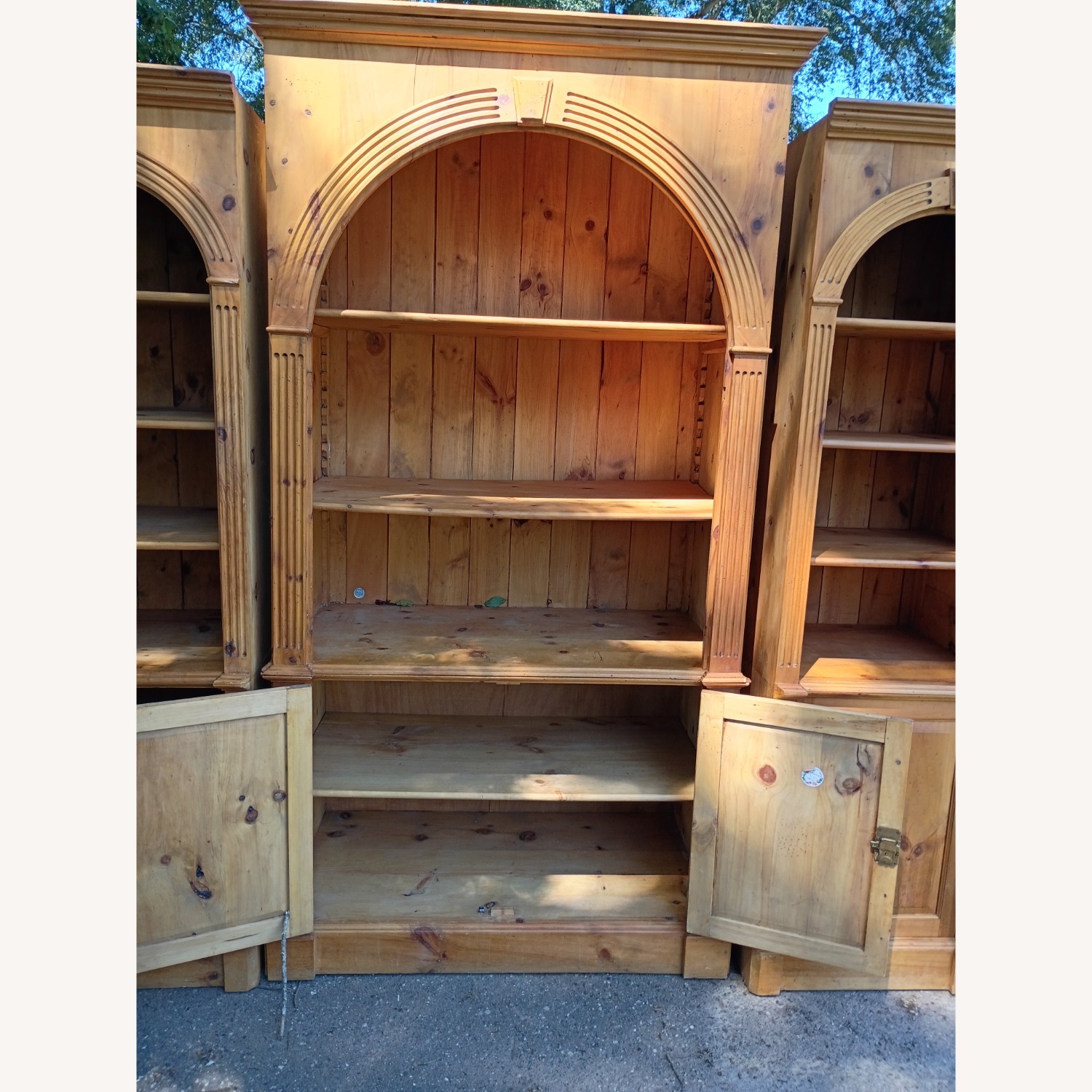 Vintage/Antique Finds Light Gray Media Storage - image-2