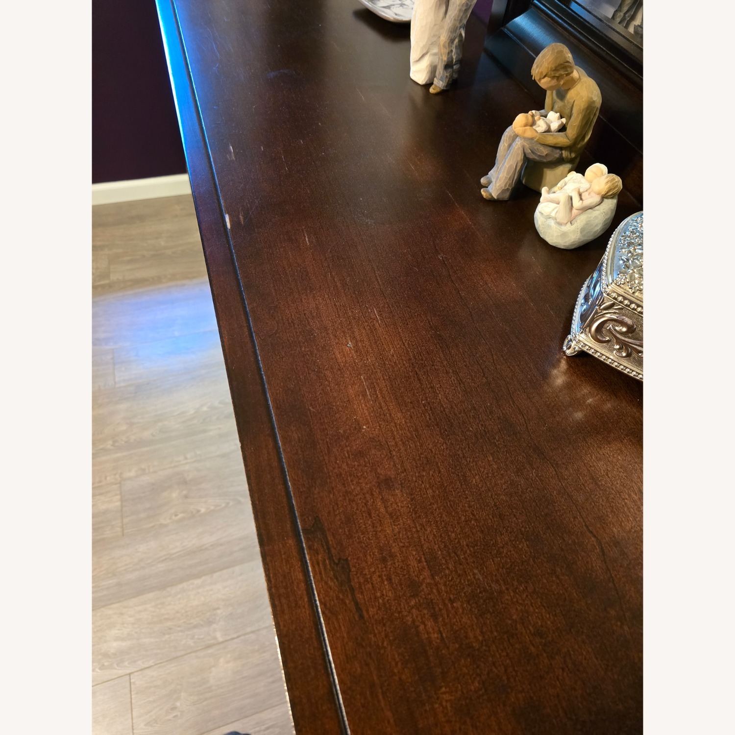 Vaughan Bassett Wood Dresser with Mirror - image-3