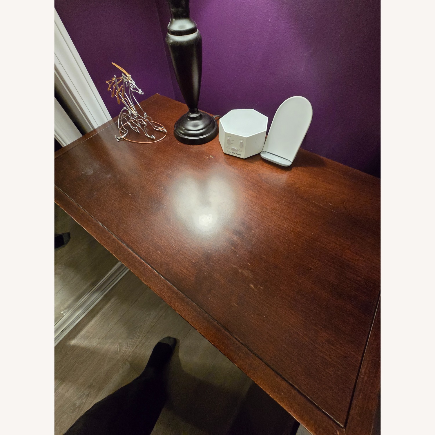 Vaughan Bassett Dark Brown Wood Nightstand - image-3