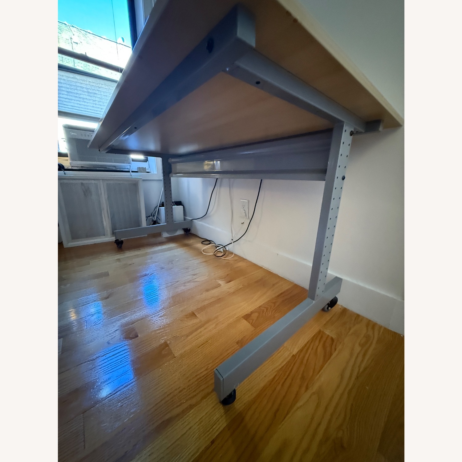 IKEA Jerker Desk W Lockable Caster Wheels - image-2