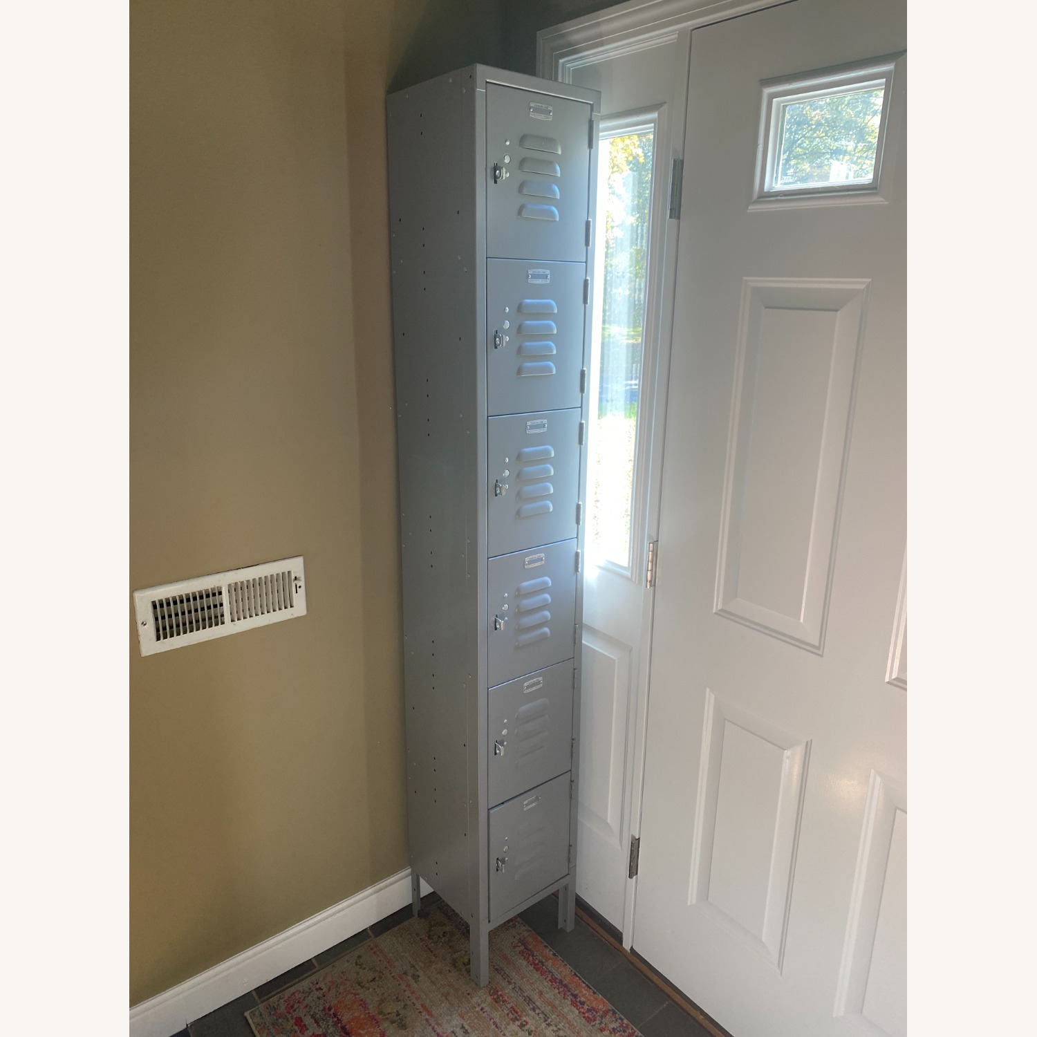 Slim 5-Door Industrial Locker Cabinet - image-1