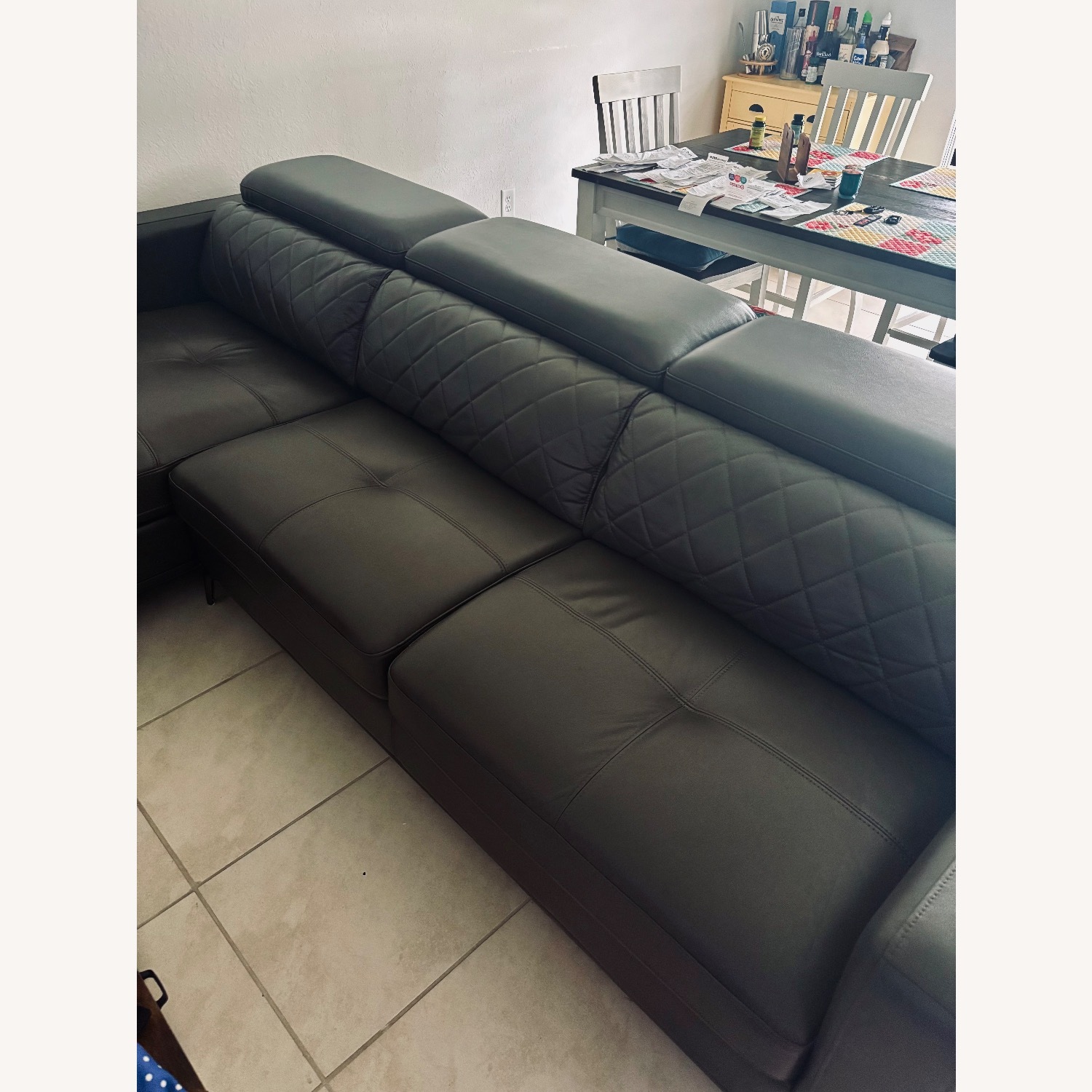 Rooms To Go Vía Sorrento  Dark Gray 2 Piece Sectional - image-1