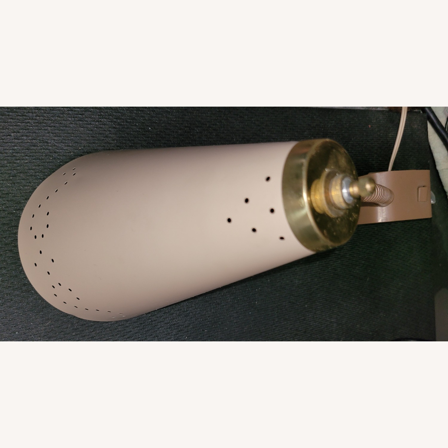 Light Brown Metal Table Lamp - image-4