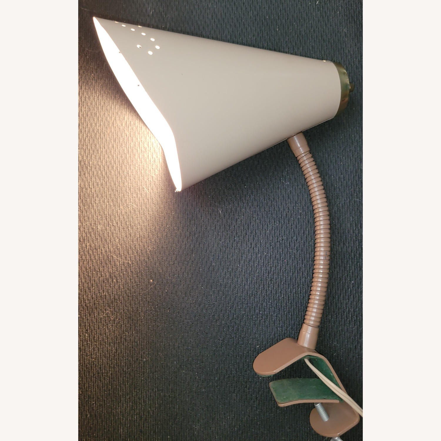 Light Brown Metal Table Lamp - image-2