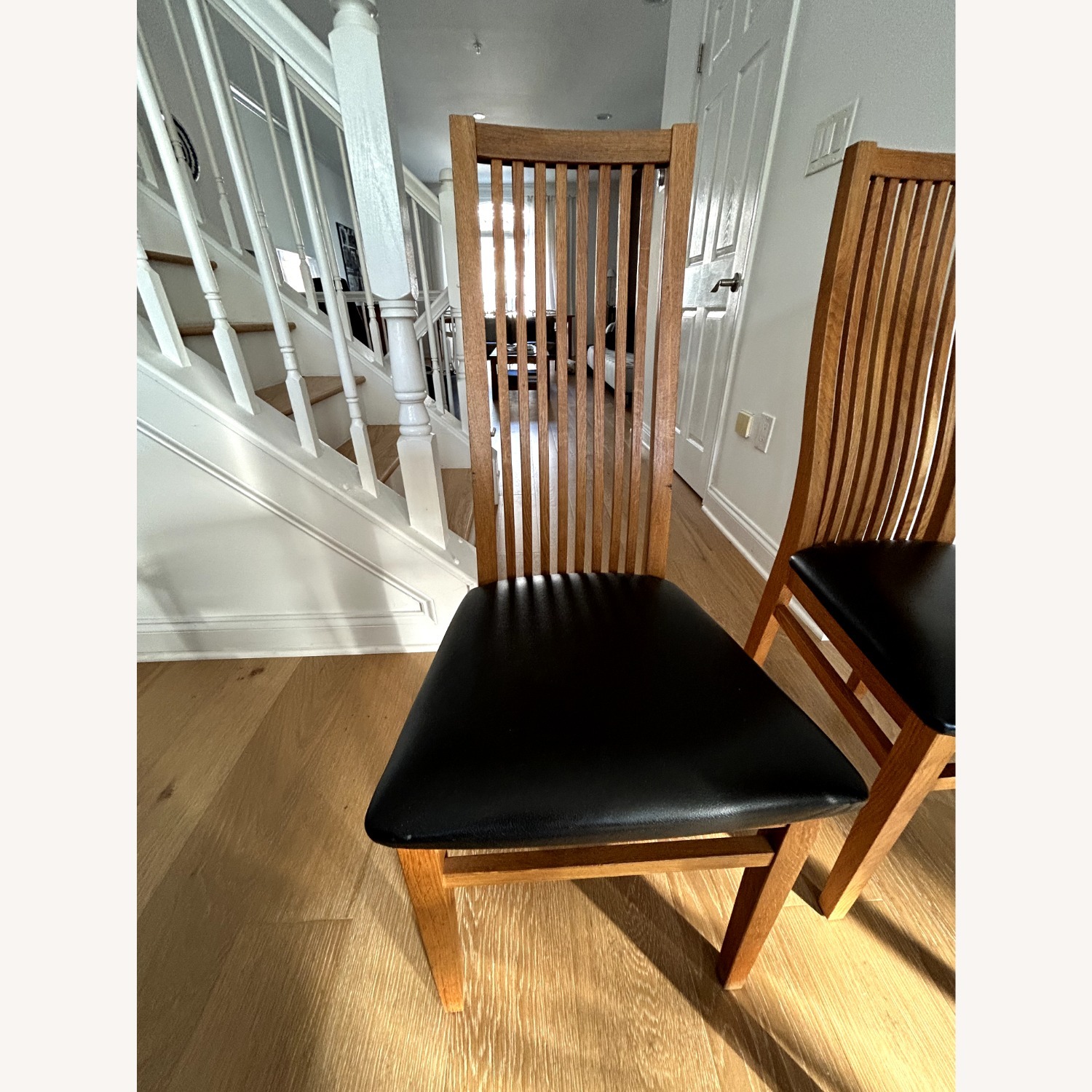 Natural Wood Dining Chairs - image-6