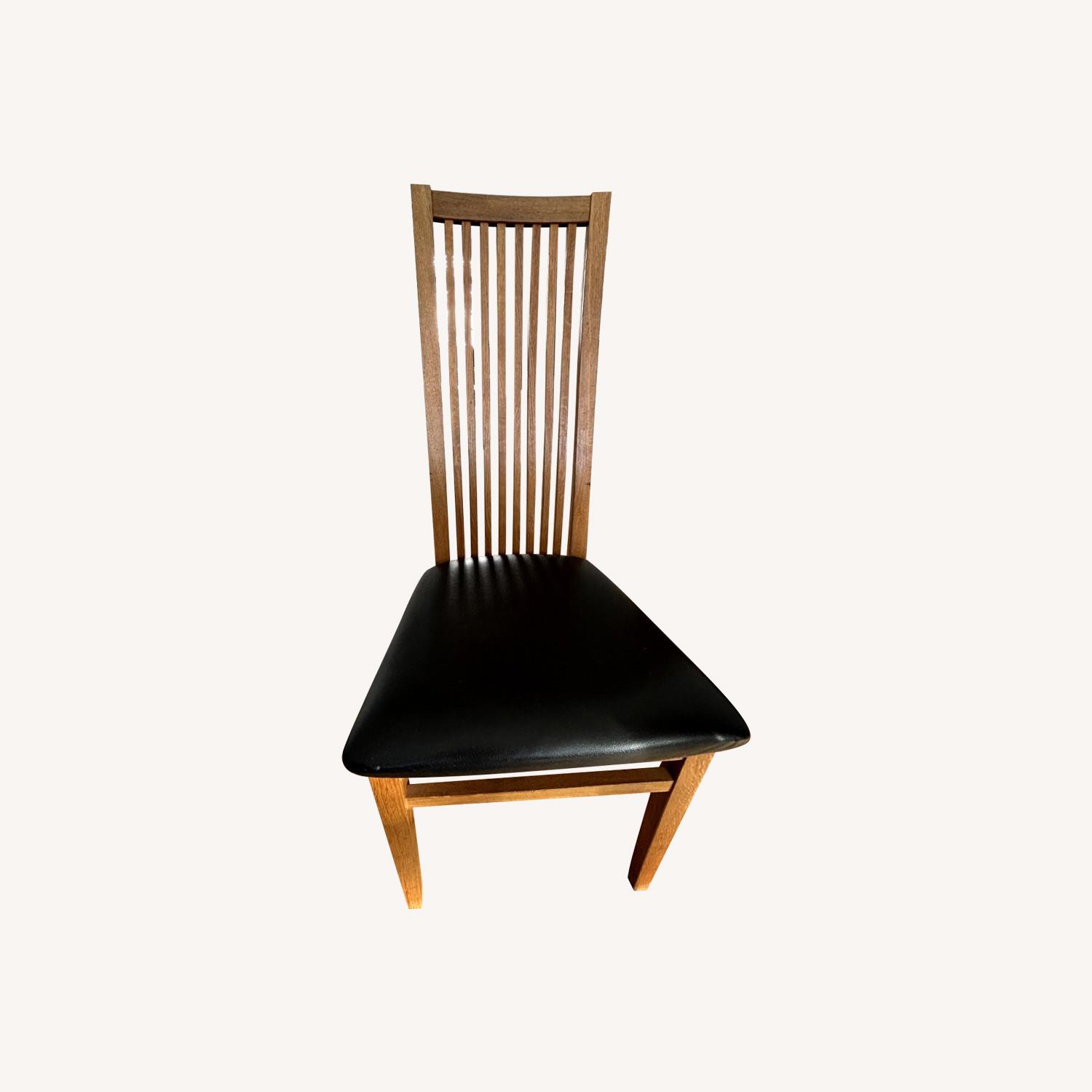 Natural Wood Dining Chairs - image-0