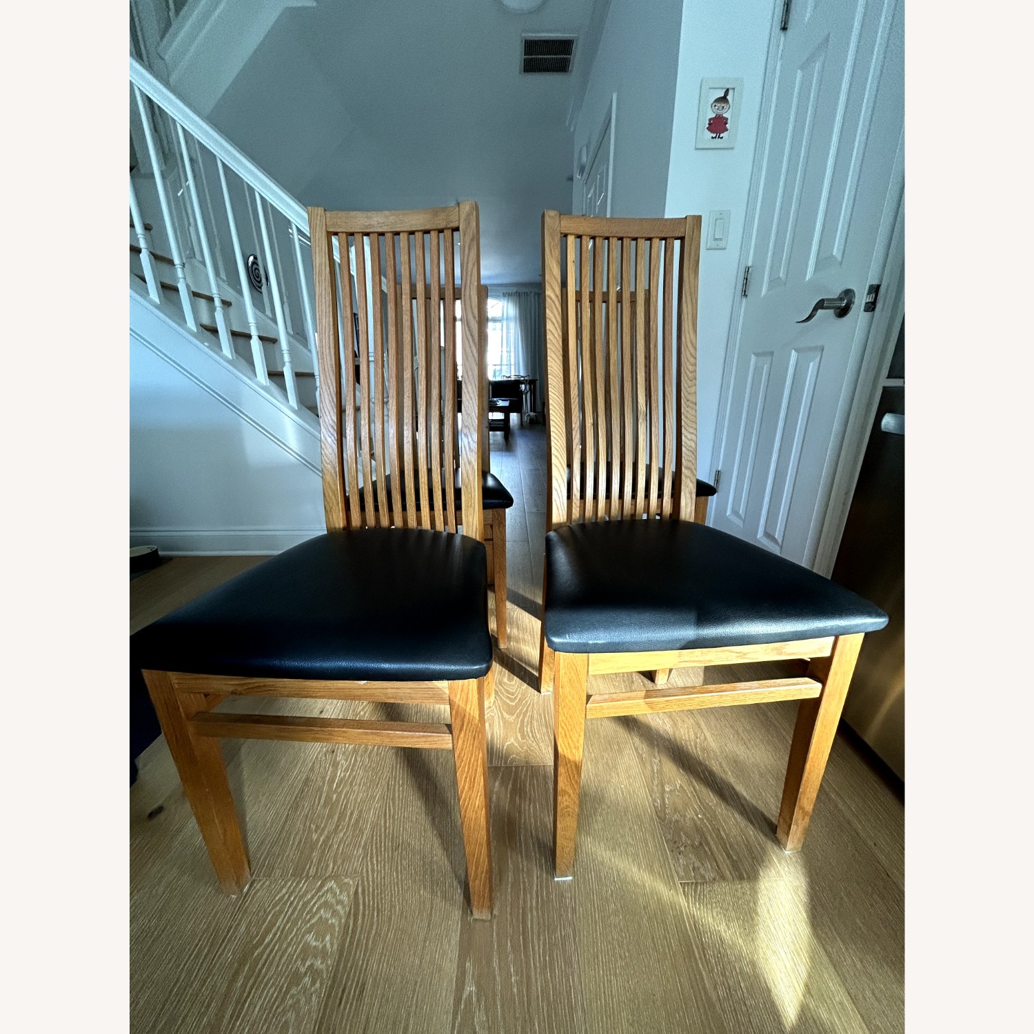 Natural Wood Dining Chairs - image-5