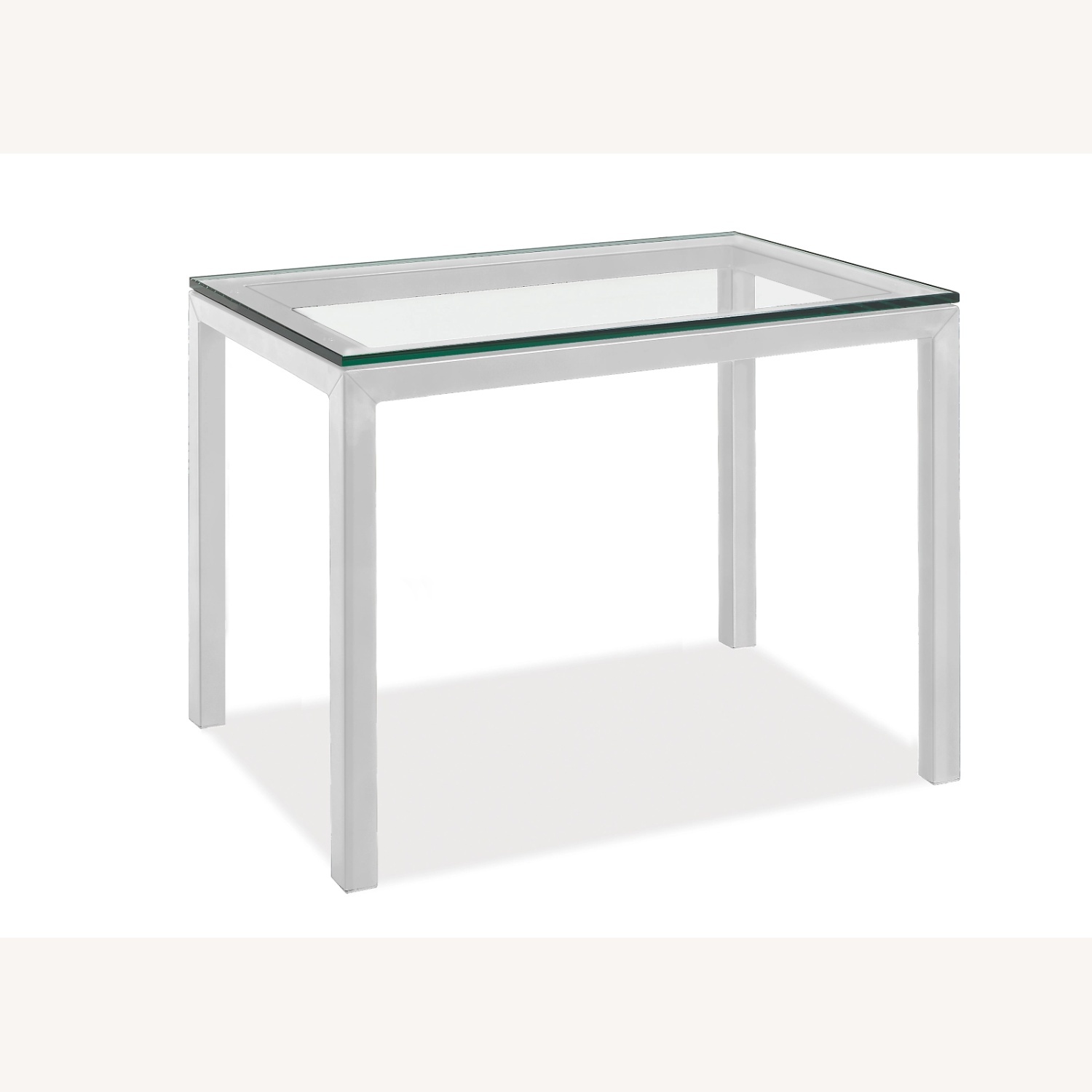 Room & Board Rand Silver Metal/Glass Side Table - image-5
