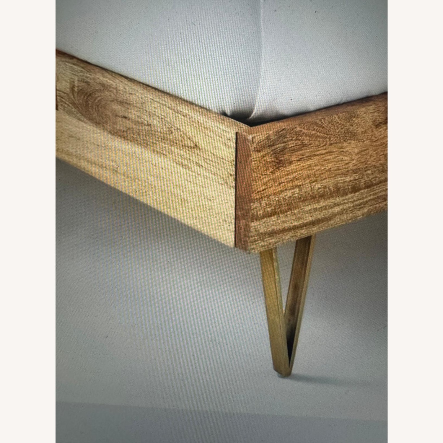 West Elm Roar & Rabbit Brass Geo Inlay Bed - image-3